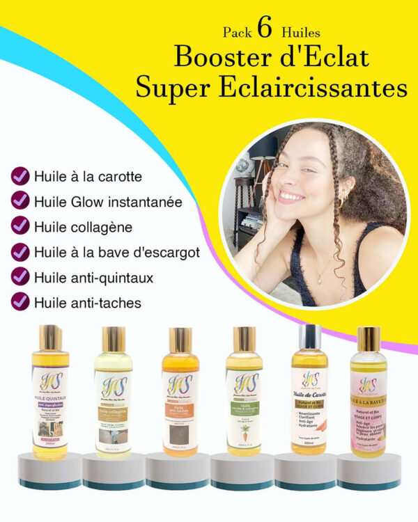 Pack-6-huiles-booster-d'éclat-super-éclaircissant