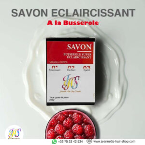 Savon busserole super éclaircissant