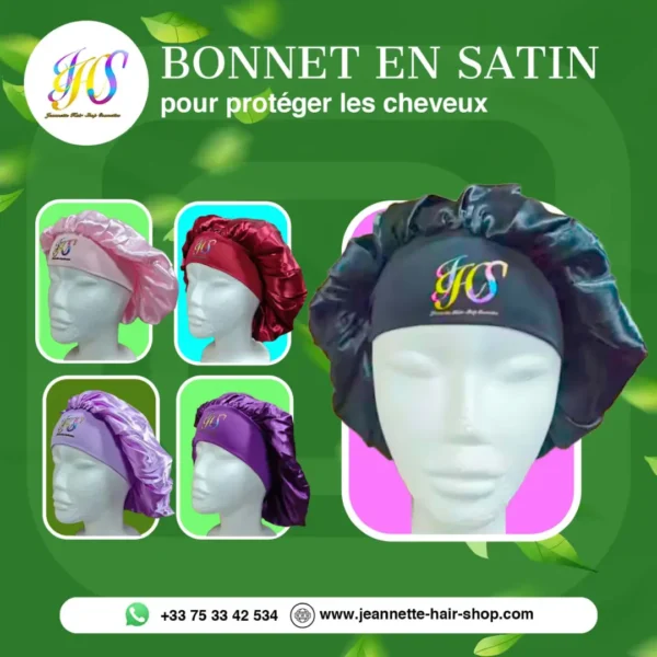 Bonnet en satin