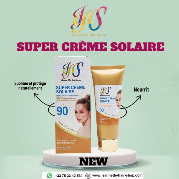 Crème Solaire Haute protection 90SPF