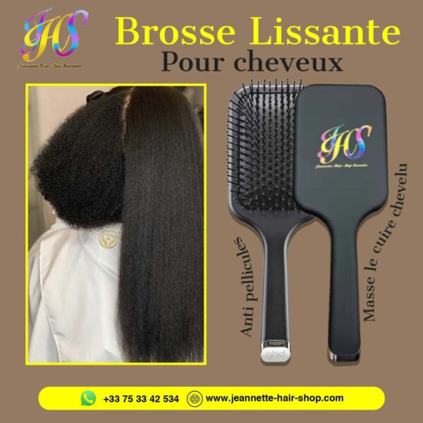 Brosse Professionnelle Massage Cuir Chevelu – Anti-Pellicules & Effet Lissage
