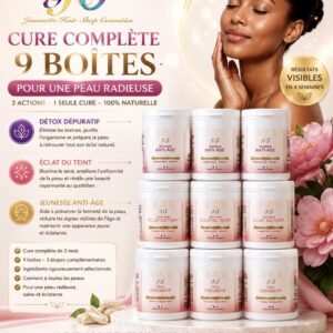 Cure Complète 9 Boîtes – Détox, Éclat & Jeunesse Révélez une peau radieuse grâce à une approche beauté globale
